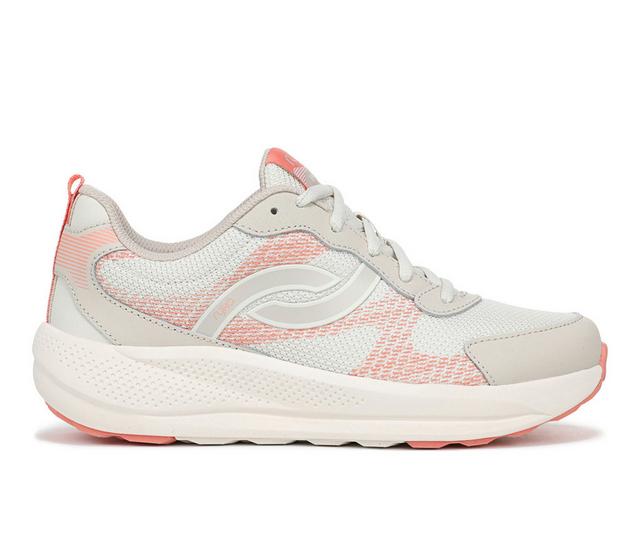Women's Ryka Intent Walking Shoes in French Beige color