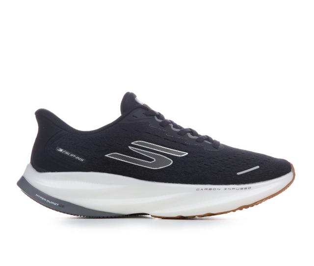 Men's Skechers 246205 Aero Spark Running Shoes in Black/White color