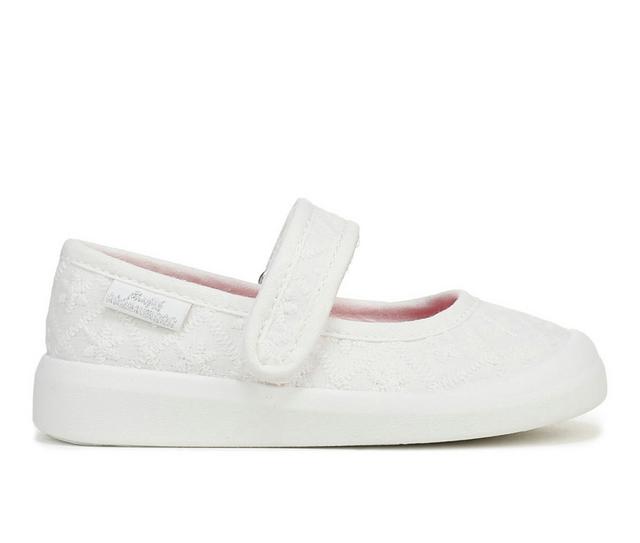 Girls' Blowfish Malibu Brave-T 5-12 Mary Janes in White color