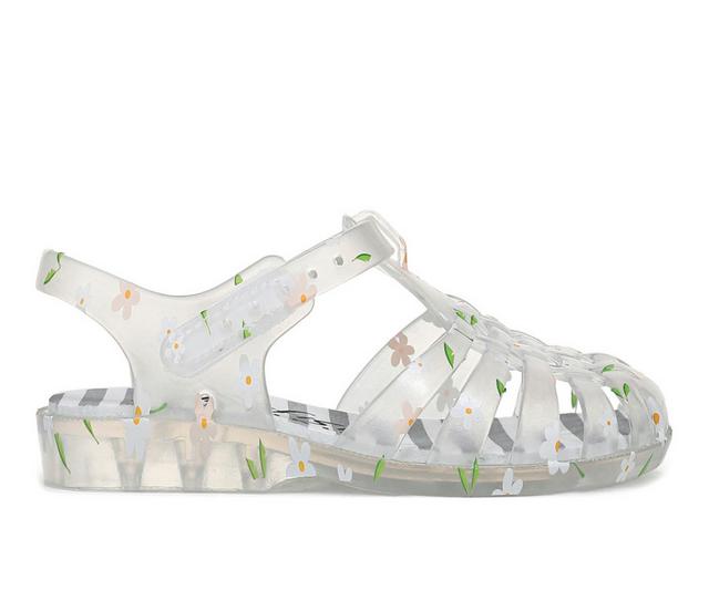 Girls' Blowfish Malibu Jellyfish-T 5-12 Sandals in Clear Floral color