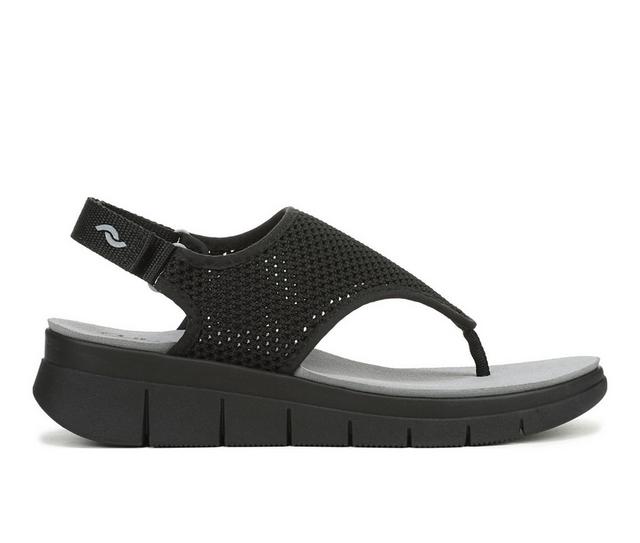Women's Ryka Epic Thong Sandal Flip-Flops in Black color