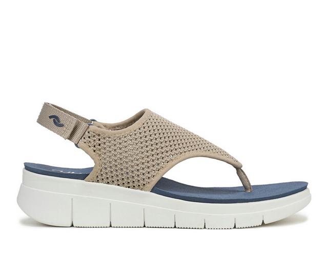 Women's Ryka Epic Thong Sandal Flip-Flops in Safari Taupe color