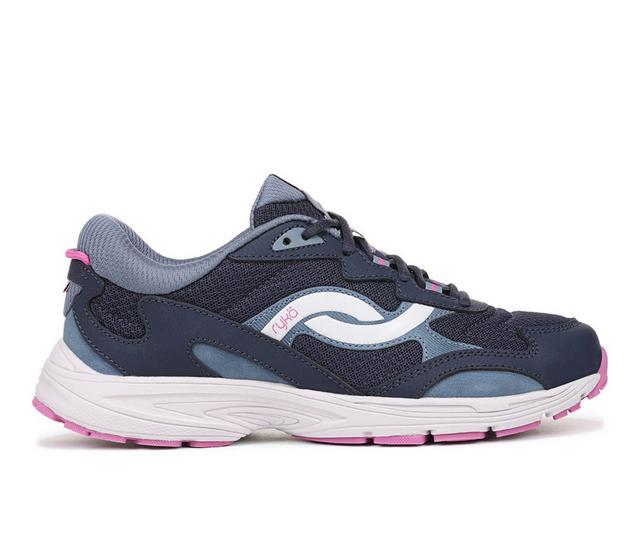 Women's Ryka Skyscrape Walking Shoes in Acadamy Blue color