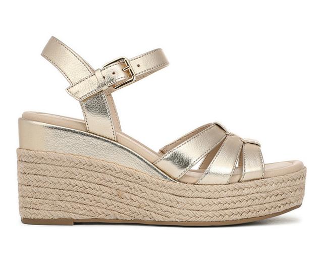 Women's LifeStride Havana Espadrille Sandals in Gold color