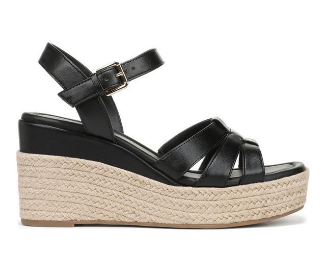 Women's LifeStride Havana Espadrille Sandals in Black color