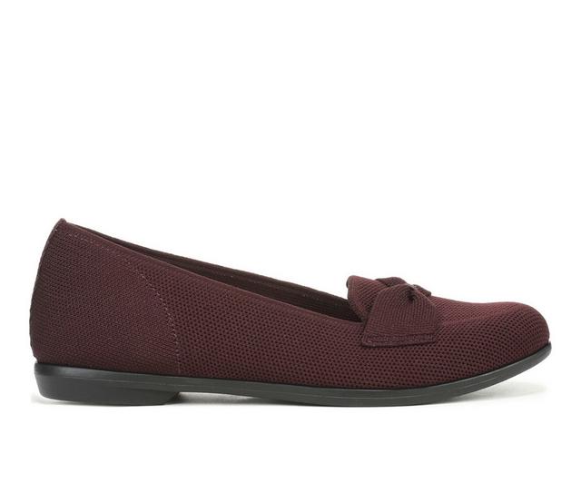 Women's LifeStride Kandi Flats in Chocolate Plum color