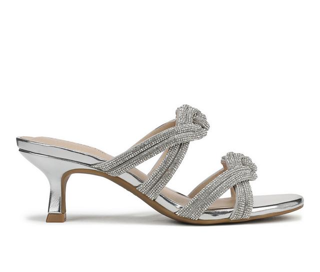 Women's LifeStride Night Out Dress Sandals in Silver color