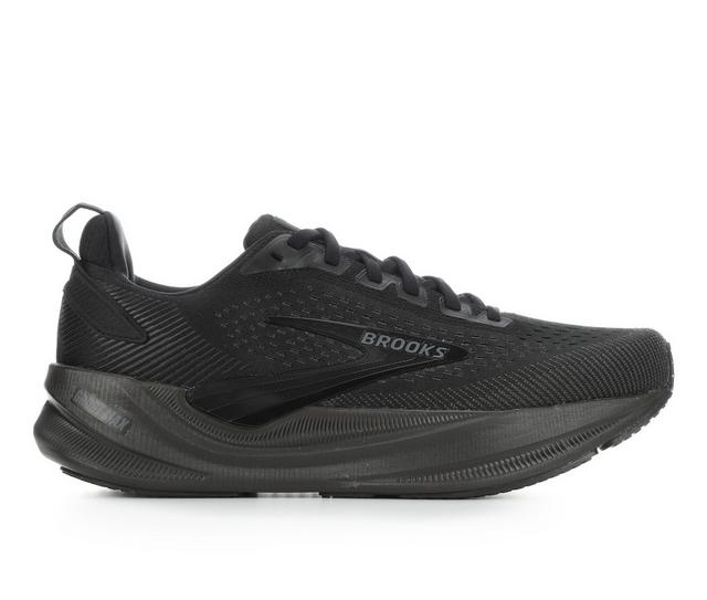 Men's Brooks Ghost Max 4 Running Shoes in Black/Black W color