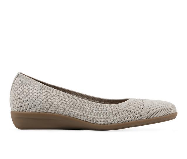 Women's White Mountain Florian Flats in Cream color