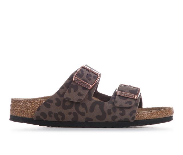 Girls' Birkenstock Little Kid & Big Kid Arizona Print Sandals in Leopard color