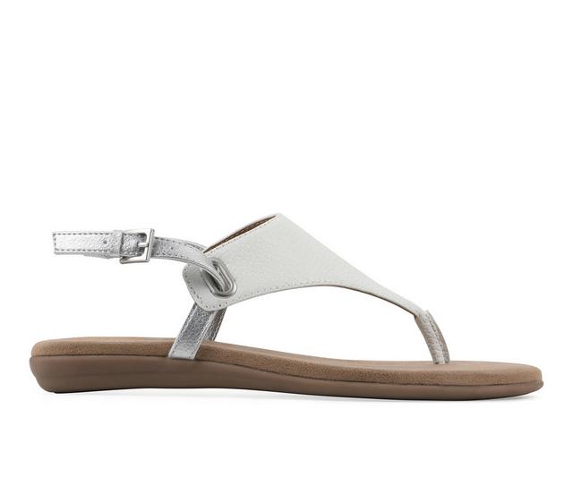 Women's White Mountain Lifted Sandals in White Tumbled color