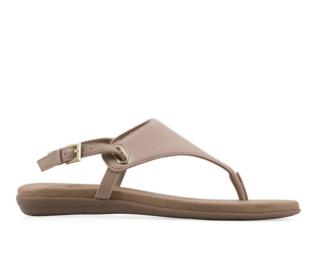 Women's White Mountain Lifted Sandals in Blush color