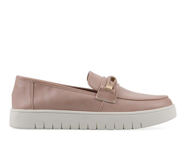 Women's White Mountain Naathan Loafers in Blush color