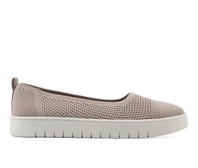 Women's White Mountain Naveen Flats in Taupe color