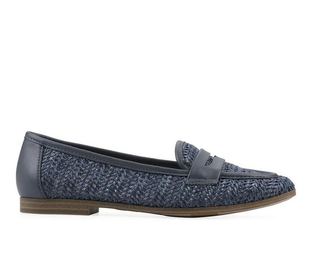 Women's White Mountain North Loafers in Blue color