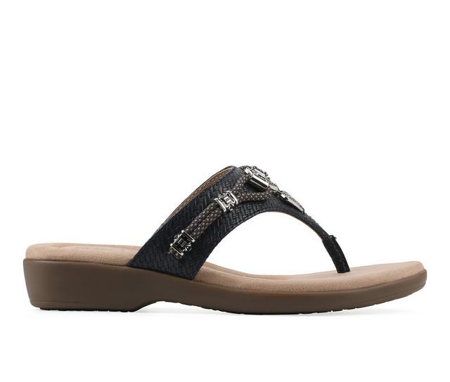 Women's Cliffs by White Mountain Bainah Sandals in Navy Woven color