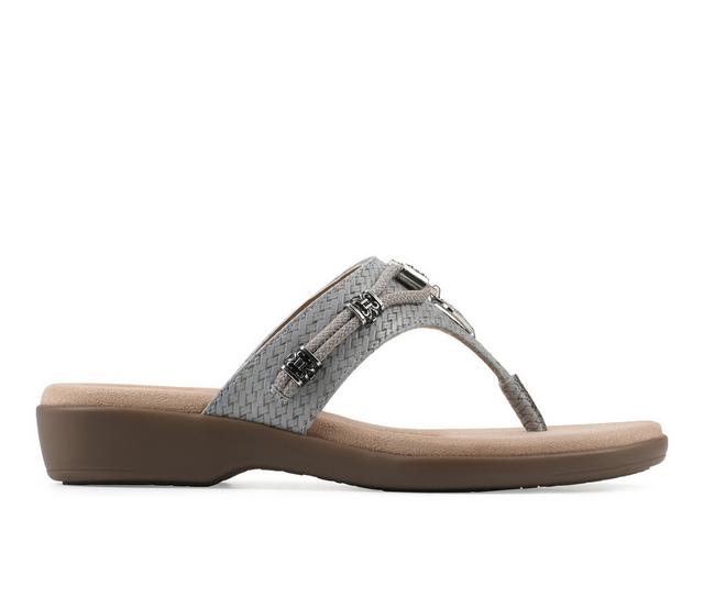 Women's Cliffs by White Mountain Bainah Sandals in Slate Blue color