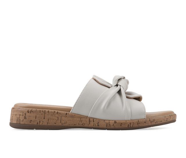 Women's Cliffs by White Mountain Bonelle Sandals in Off White color