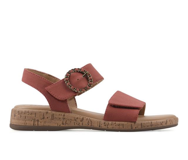 Women's Cliffs by White Mountain Bonique Sandals in Paprika color