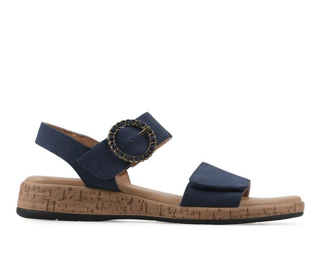 Women's Cliffs by White Mountain Bonique Sandals in Navy color