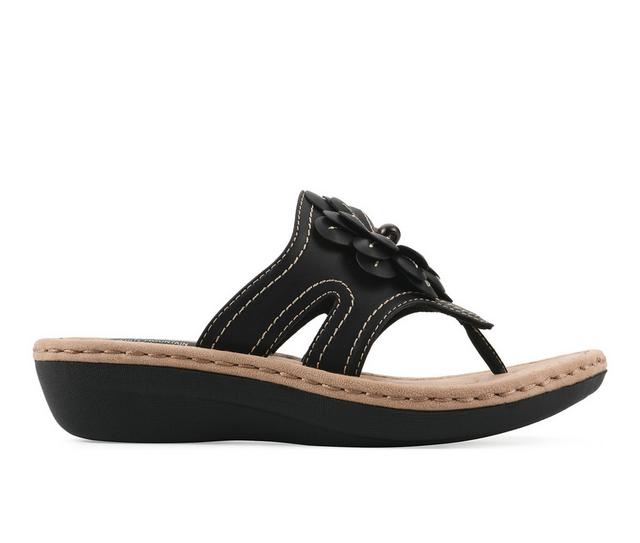 Women's Cliffs by White Mountain Cashlyn Sandals in Black color