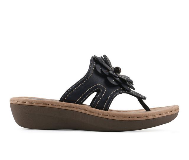Women's Cliffs by White Mountain Cashlyn Sandals in Navy color