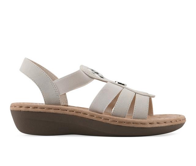 Women's Cliffs by White Mountain Casimir Sandals in White color
