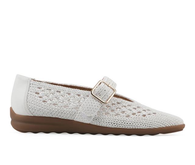 Women's Cliffs by White Mountain Cordette Flats in White color