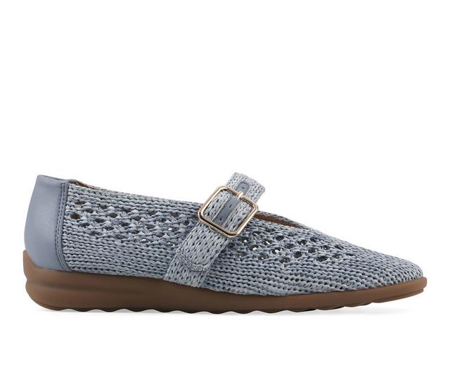 Women's Cliffs by White Mountain Cordette Flats in Periwinkle color
