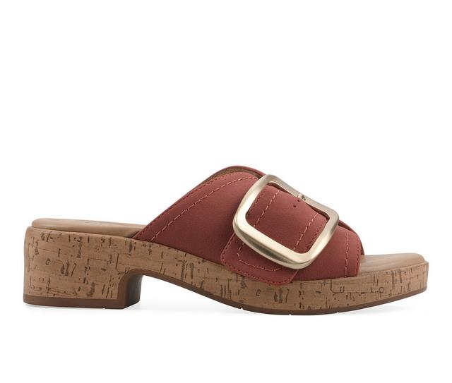 Women's Cliffs by White Mountain Filipa Sandals in Paprika color