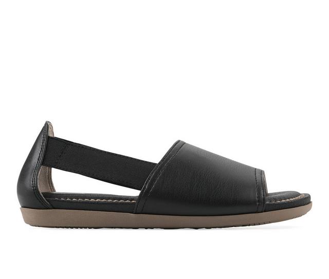 Women's Cliffs by White Mountain Frankson Sandals in Black color