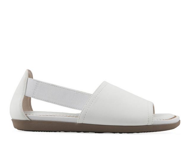 Women's Cliffs by White Mountain Frankson Sandals in White color