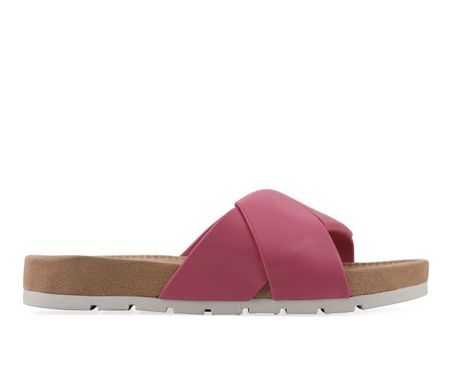 Women's Cliffs by White Mountain Trincie Sandals in Hot Pink color