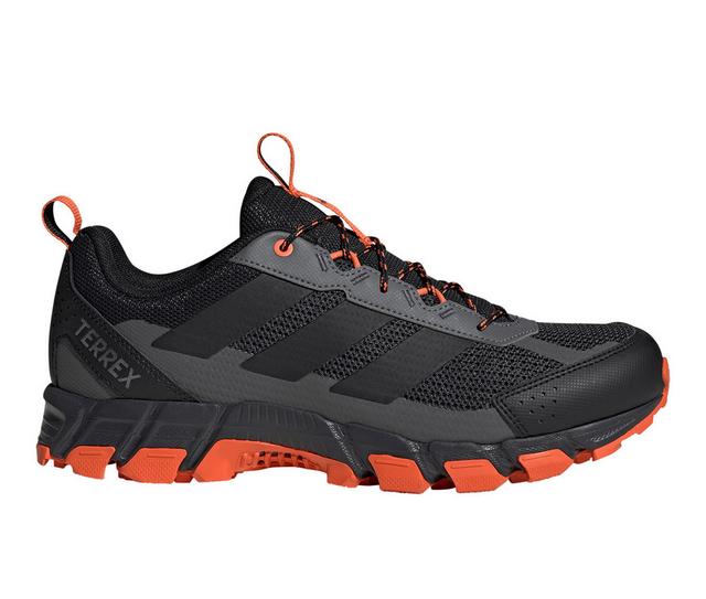 Men's Adidas Rockadia Trail Running Shoes in Dark Grey color