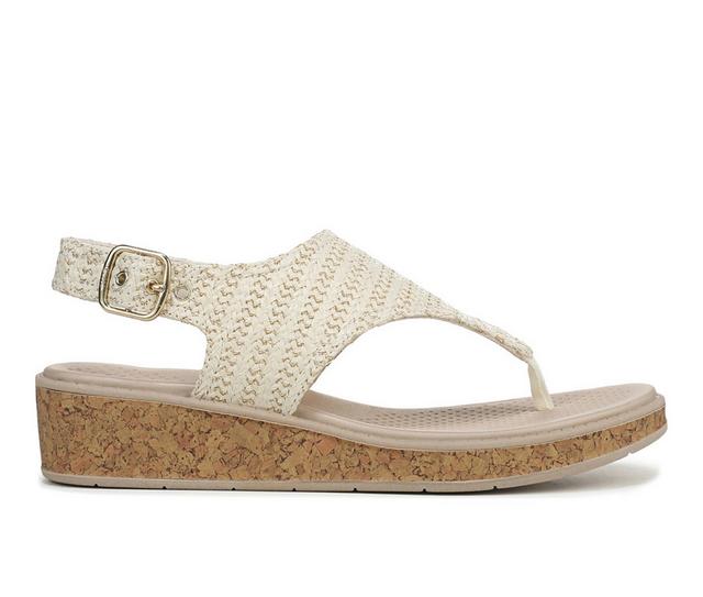 Women's LifeStride Beachy Flip-Flops in Off White color
