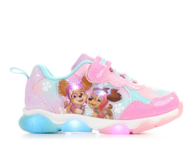 Girls' Nickelodeon Toddler & Little Kid Paw Patrol 24 Light-Up Shoes in Pink/Blue color