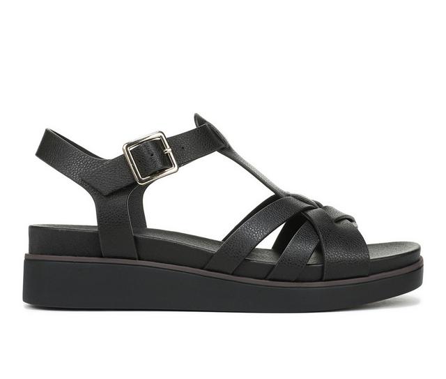 Women's LifeStride Grandiose Wedge Sandals in Black color