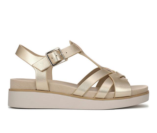 Women's LifeStride Grandiose Wedge Sandals in Gold color
