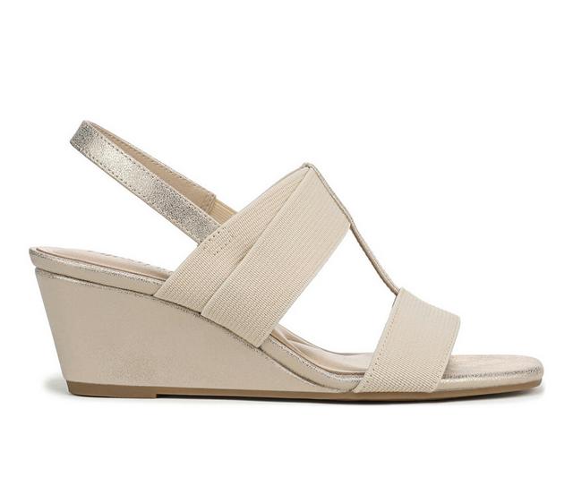 Women's LifeStride Sweet Wedges in Platino Gold color