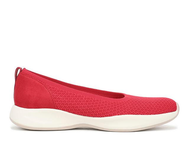 Women's LifeStride Unity Sport Flat in Fire Red color
