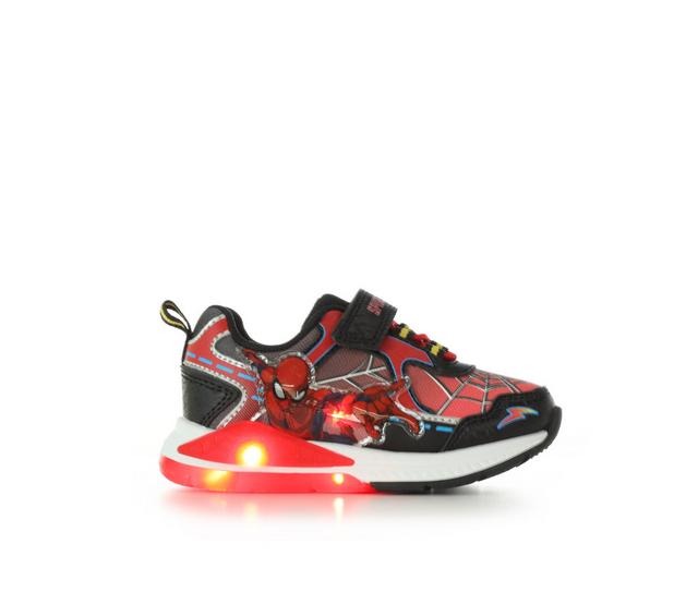 Kids' MARVEL Toddler & Little Kid Spiderman Shoes in Black/ Red color