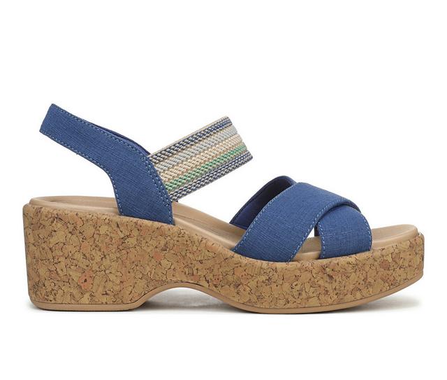 Women's LifeStride Verity Wedges in Deja Vu Blue color