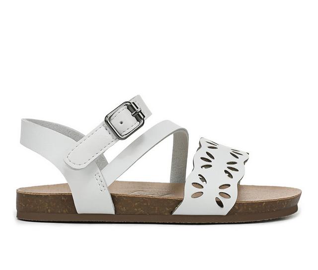 Girls' Blowfish Malibu Toddler & Little Kid Giddy Up Sandals in White color