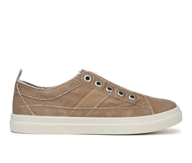 Women's Blowfish Malibu Hangout Slip-On Shoes in Desert Khaki color