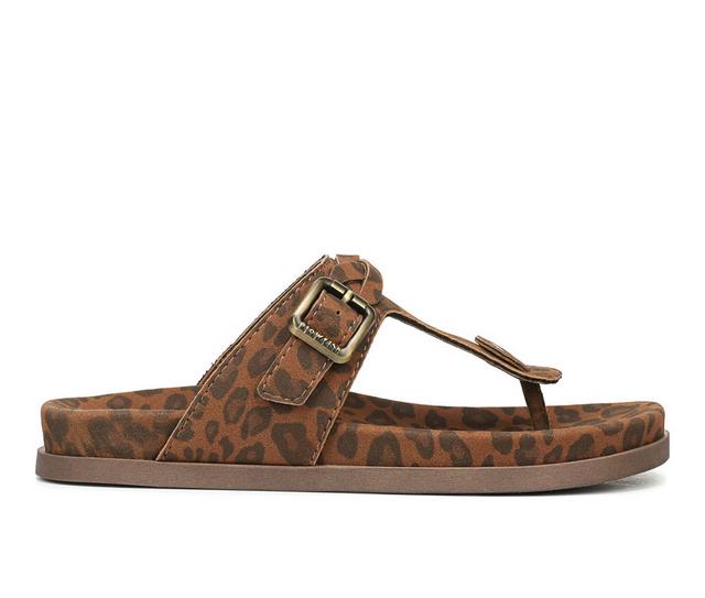 Women's Blowfish Malibu Lakeshore Footbed Sandals in Leopard color
