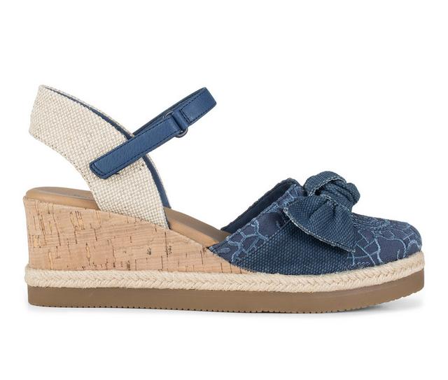 Women's Baretraps Arabelle Wedges in Denim color