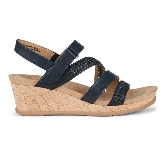 Women's Baretraps Facie Wedges in Navy color