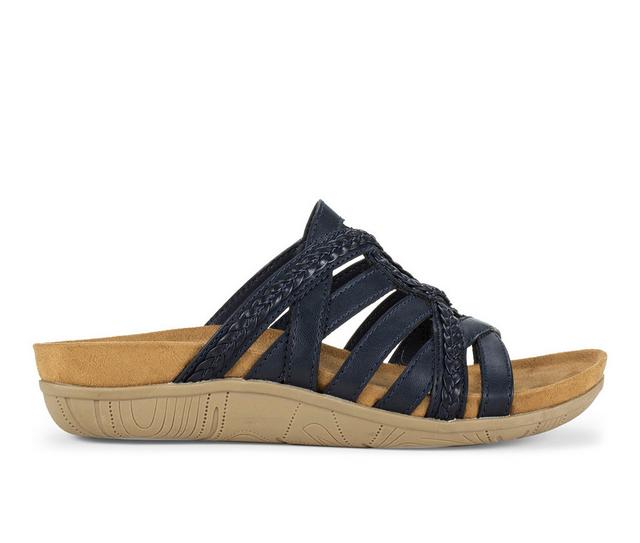 Women's Baretraps Joneva Slides in Navy Blue color