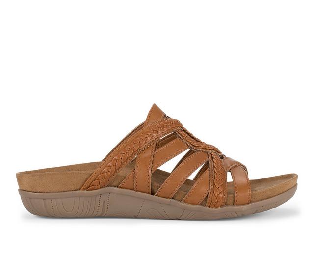 Women's Baretraps Joneva Slides in Dark Caramel color