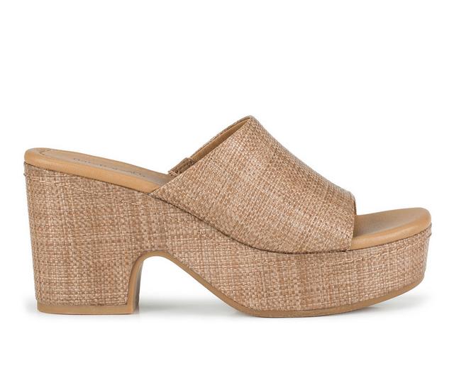 Women's Baretraps Teah Wedges in Medium Brown color